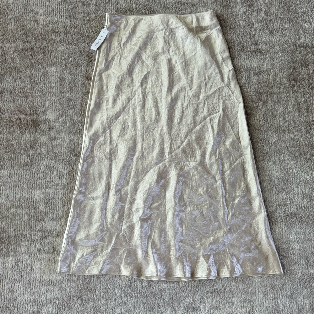 Aritzia Cream Slip Skirt Womens Size 6